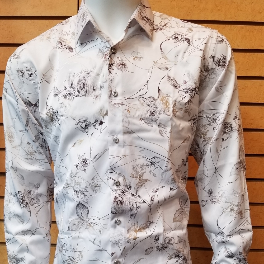 Rose Printed Pattern Shirt